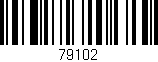 Código de barras (EAN, GTIN, SKU, ISBN): '79102'