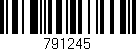 Código de barras (EAN, GTIN, SKU, ISBN): '791245'