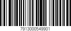Código de barras (EAN, GTIN, SKU, ISBN): '7913000549901'