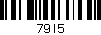 Código de barras (EAN, GTIN, SKU, ISBN): '7915'