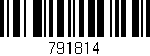 Código de barras (EAN, GTIN, SKU, ISBN): '791814'