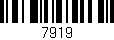 Código de barras (EAN, GTIN, SKU, ISBN): '7919'