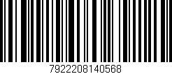 Código de barras (EAN, GTIN, SKU, ISBN): '7922208140568'