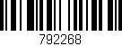 Código de barras (EAN, GTIN, SKU, ISBN): '792268'