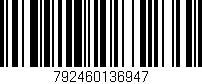 Código de barras (EAN, GTIN, SKU, ISBN): '792460136947'