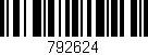 Código de barras (EAN, GTIN, SKU, ISBN): '792624'