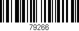 Código de barras (EAN, GTIN, SKU, ISBN): '79266'
