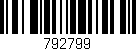 Código de barras (EAN, GTIN, SKU, ISBN): '792799'