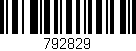 Código de barras (EAN, GTIN, SKU, ISBN): '792829'