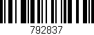 Código de barras (EAN, GTIN, SKU, ISBN): '792837'