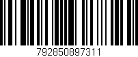 Código de barras (EAN, GTIN, SKU, ISBN): '792850897311'