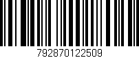 Código de barras (EAN, GTIN, SKU, ISBN): '792870122509'