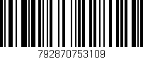 Código de barras (EAN, GTIN, SKU, ISBN): '792870753109'