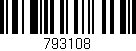 Código de barras (EAN, GTIN, SKU, ISBN): '793108'