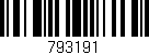 Código de barras (EAN, GTIN, SKU, ISBN): '793191'