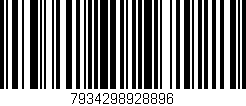 Código de barras (EAN, GTIN, SKU, ISBN): '7934298928896'