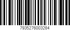 Código de barras (EAN, GTIN, SKU, ISBN): '7935276003284'