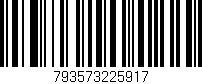 Código de barras (EAN, GTIN, SKU, ISBN): '793573225917'