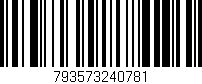 Código de barras (EAN, GTIN, SKU, ISBN): '793573240781'
