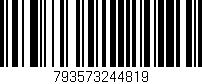 Código de barras (EAN, GTIN, SKU, ISBN): '793573244819'