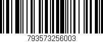 Código de barras (EAN, GTIN, SKU, ISBN): '793573256003'