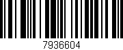 Código de barras (EAN, GTIN, SKU, ISBN): '7936604'