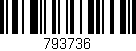 Código de barras (EAN, GTIN, SKU, ISBN): '793736'