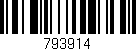 Código de barras (EAN, GTIN, SKU, ISBN): '793914'