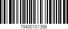 Código de barras (EAN, GTIN, SKU, ISBN): '79400101396'