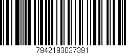 Código de barras (EAN, GTIN, SKU, ISBN): '7942193037391'