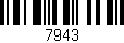 Código de barras (EAN, GTIN, SKU, ISBN): '7943'