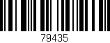 Código de barras (EAN, GTIN, SKU, ISBN): '79435'