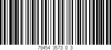 Código de barras (EAN, GTIN, SKU, ISBN): '79454_3573_0_3'