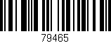 Código de barras (EAN, GTIN, SKU, ISBN): '79465'