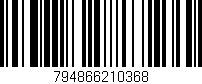 Código de barras (EAN, GTIN, SKU, ISBN): '794866210368'
