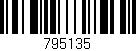 Código de barras (EAN, GTIN, SKU, ISBN): '795135'