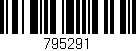 Código de barras (EAN, GTIN, SKU, ISBN): '795291'