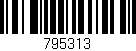 Código de barras (EAN, GTIN, SKU, ISBN): '795313'