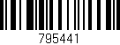 Código de barras (EAN, GTIN, SKU, ISBN): '795441'