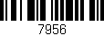 Código de barras (EAN, GTIN, SKU, ISBN): '7956'