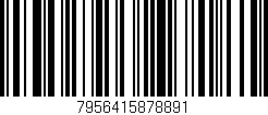 Código de barras (EAN, GTIN, SKU, ISBN): '7956415878891'