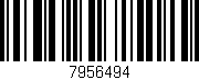 Código de barras (EAN, GTIN, SKU, ISBN): '7956494'