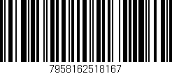 Código de barras (EAN, GTIN, SKU, ISBN): '7958162518167'