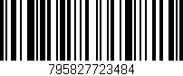 Código de barras (EAN, GTIN, SKU, ISBN): '795827723484'