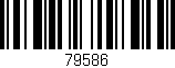 Código de barras (EAN, GTIN, SKU, ISBN): '79586'