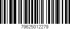 Código de barras (EAN, GTIN, SKU, ISBN): '79625012279'
