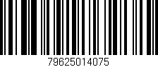 Código de barras (EAN, GTIN, SKU, ISBN): '79625014075'
