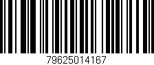 Código de barras (EAN, GTIN, SKU, ISBN): '79625014167'