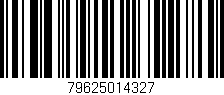 Código de barras (EAN, GTIN, SKU, ISBN): '79625014327'