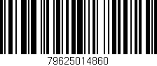 Código de barras (EAN, GTIN, SKU, ISBN): '79625014860'